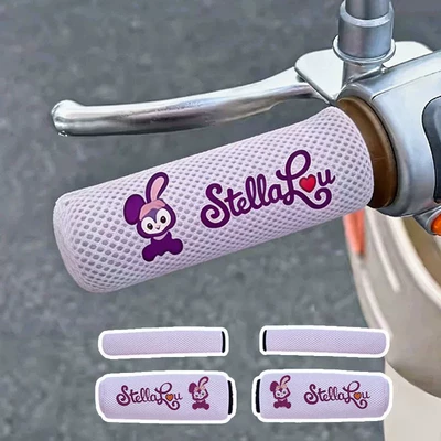 sun-blocking, breathable handlebar covers, cartoon: Handlehold cover - star-dew-handle-grip-brake-grip-pair-universal