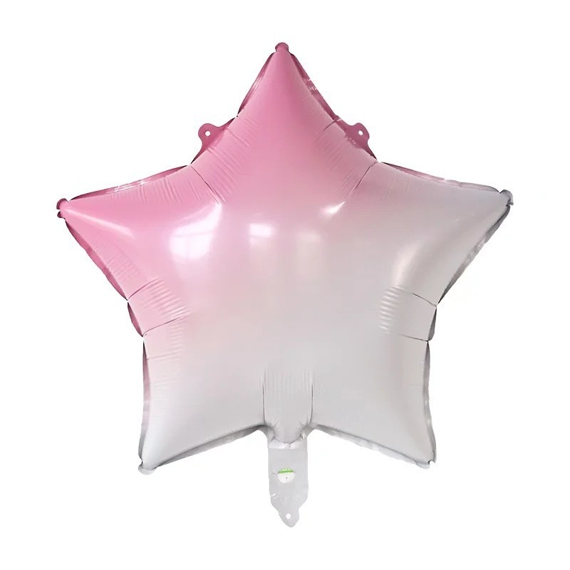 Estrella de cinco puntas 18 pulgadas blanqueada gradualmente
