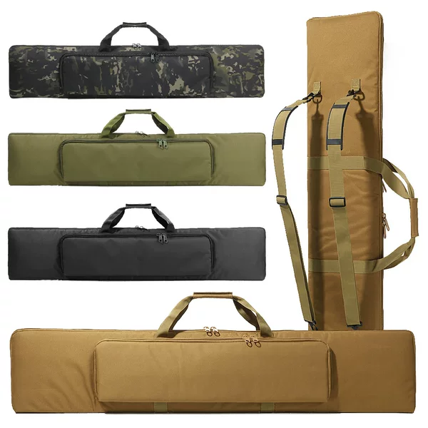 Jinming M4 toy gun CS gun bag multifunctional shoulder portable storage AK tactical bag outdoor fishing gear fishing bag