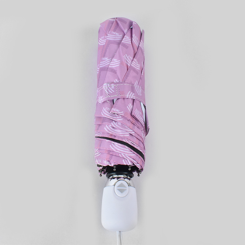 Sombrilla de protección solar Graffiti resistente a los rayos UV, ligera, compacta y plegable para mujer A130.