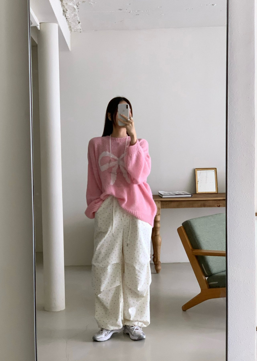 420g Weight Long Sleeve Sleeve Length Pullovers Placket Type Spandex, knit Fabric Type Long Top Length Knitwear Tops Type Daily Occasion Round Neck Neckline Loose Fit Type Bow Knot Pattern Spring, Autumn Season Women's Gender Casual, Elegant Style Wholesale Women's Casual Elegant Bow Knot Long Sleeve Sweaters & Cardigans 14