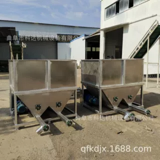 304不锈钢材质加大料仓片碱螺旋给料机XWZF 双螺旋计量式下料机