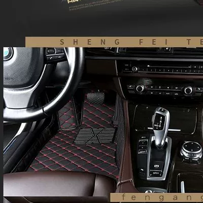 Ayaqaltılar (Kovriklər) Mats - 14-18-haima-s5-single-layer-model-separate-main-driver-black-and-red-leather