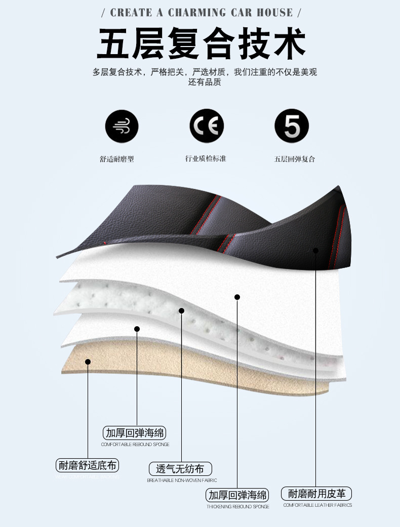 Car seat cover four seasons universal seat cushion all-inclusive seat cover all-encompassing seat cushion leather source manufacturers foreign trade wholesale