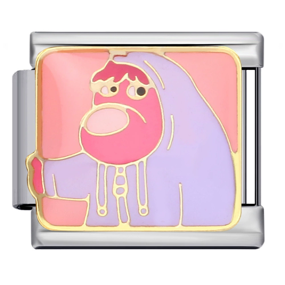 Nuby, мультяшный модуль, браслет из нержавеющей стали, Италия