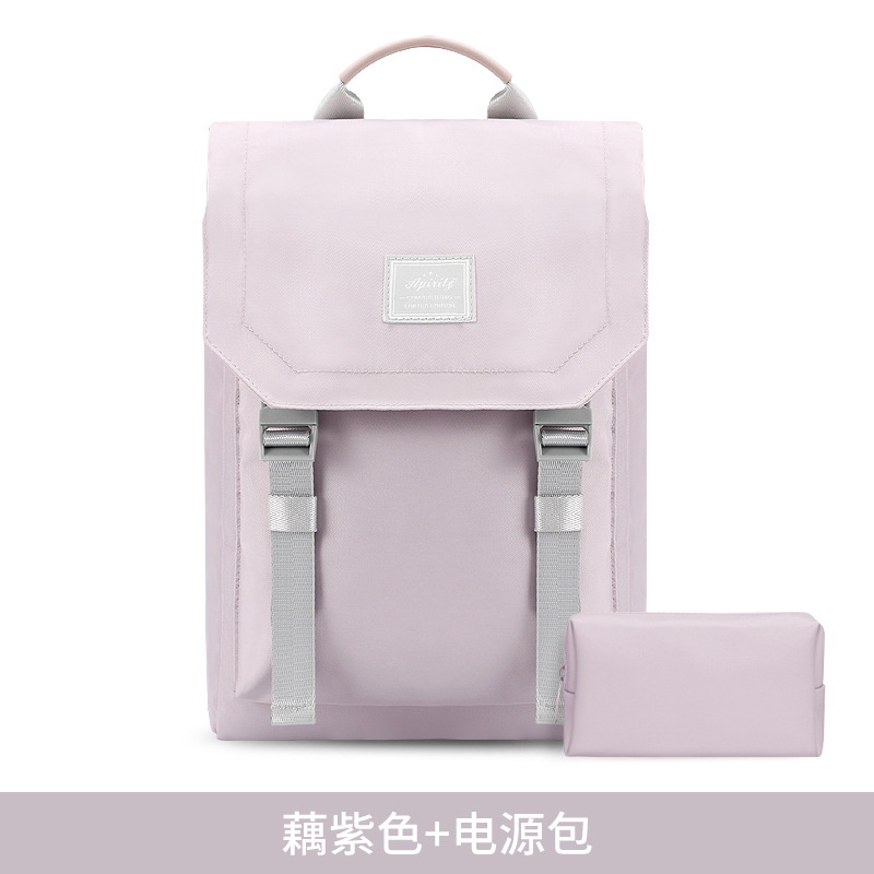 Mochila de los hombres y de las mujeres estudiante mochila de viaje de gran capacidad impermeable ligero ins moda estilo de la Universidad bolsa de pareja