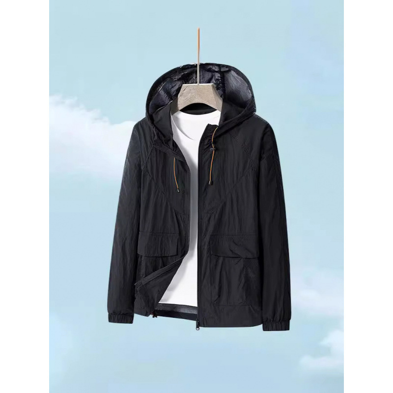 Men's silk quick dry summer sun protection clothing