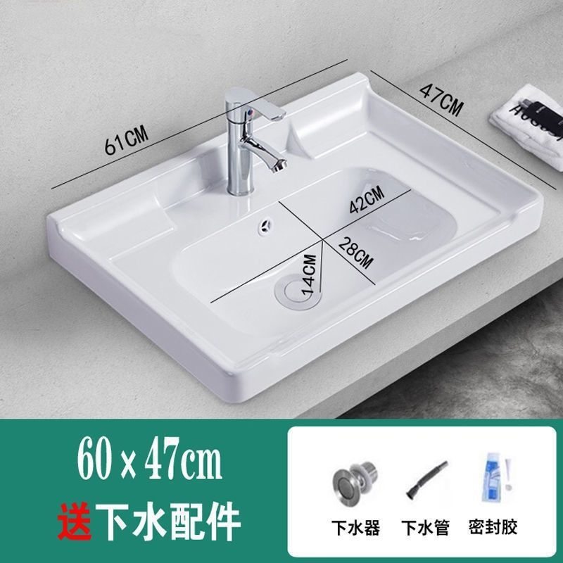セラミック洗面台 床置き型 小型 簡易柱洗面台 賃貸住宅 浴室トイレ一体型洗面台|undefined