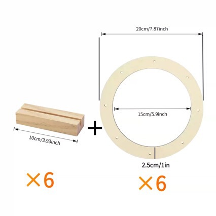 Cross-border Amazon wooden wreath slice frame Christmas DIY wreath holiday atmosphere wooden crafts Cross-border Amazon wooden wreath slice frame Christmas DIY wreath holiday atmosphere wooden crafts