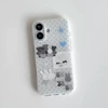 Double layer white-JF492 gray rabbit