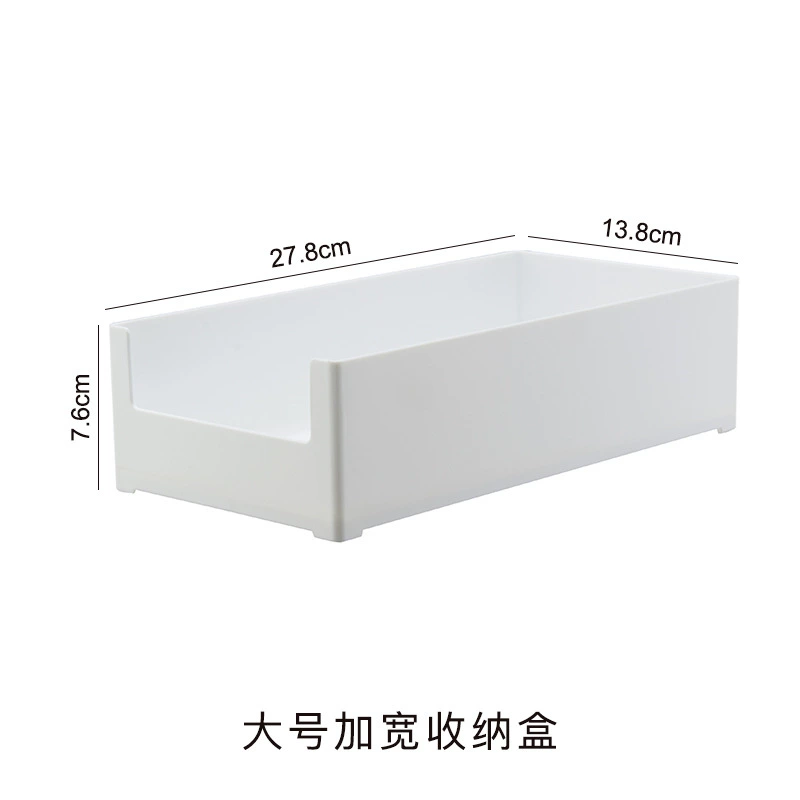 Japanese table rectangular plastic storage box, classification