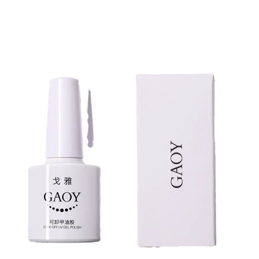 Esmalte de uñas en gel Gaoy Goya con polvo de cristal plateado deslumbrante y colorido, modelo nuevo 2025, microdiamantes.