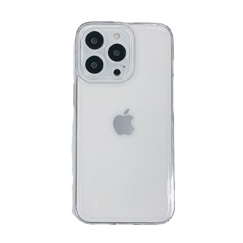 透明ストレートエッジ適用アップル15ProMax携帯ケースTPUソフトiphone11全包シンプル16保護カバー|undefined