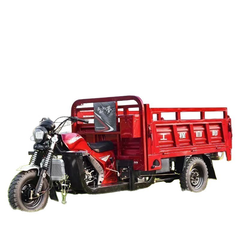 África venta caliente de tres ruedas de gasolina auto volcado motocicleta de carga doméstica vehículo agrícola Zongshen motor de gasolina volcado carga