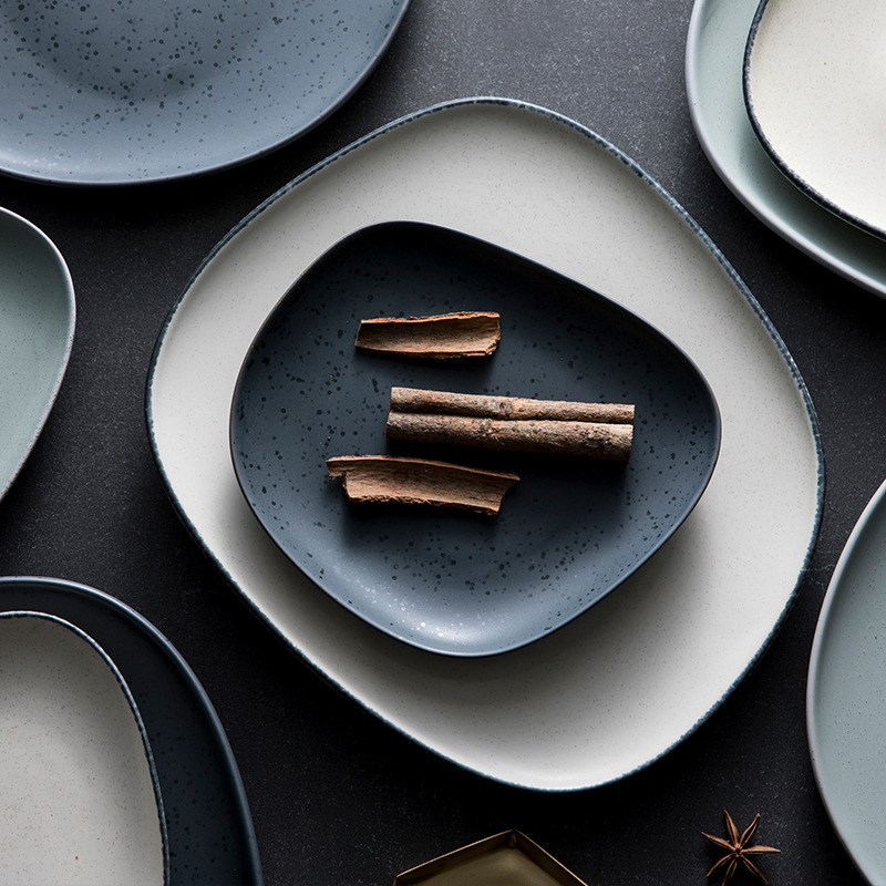 스타 스톤 스페셜 셰이핑 플레이트 하이 레벨 추천 플레이트 불규칙한 식기 추천 가정용 인터넷 축하 레스토랑 플레이트 호텔 플레이트