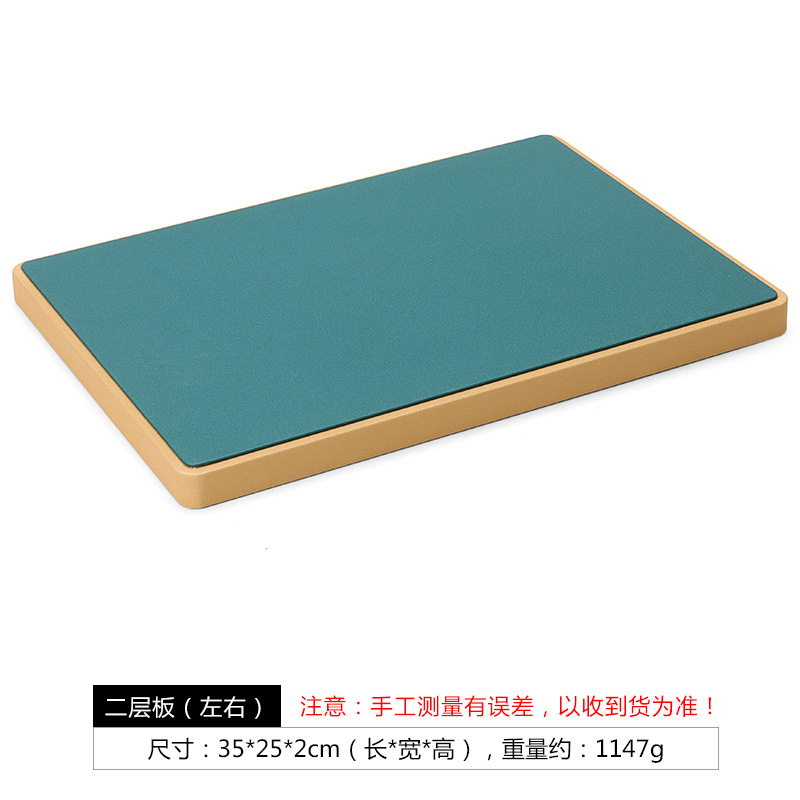 공작새 파랑 2단 선반 (좌우); 사이즈는 그림 참조