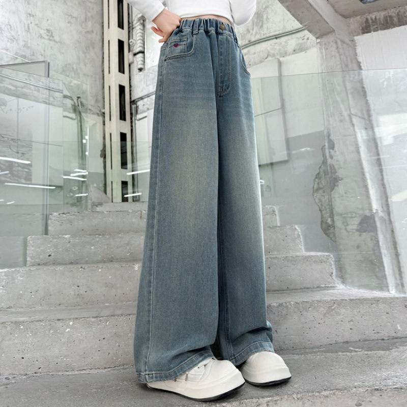 女童春秋款外套2025新款女大童洋气爱心连帽长袖上衣儿童秋装夹克|undefined