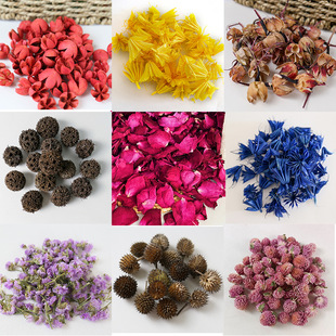 Handmade materials dried flowers fruit forget-me pistachio eucalyptus flower head bouquet photo frame decoration natural air dried