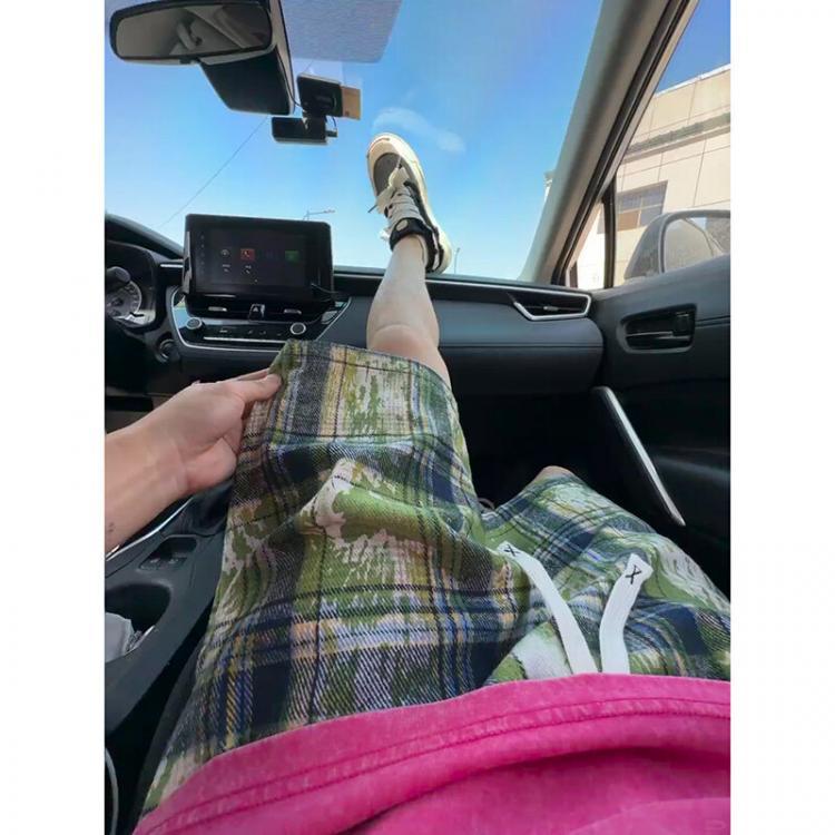 Herren Tie-dye Freizeithose Mit Print Lockere Passform Strand_voghion.com