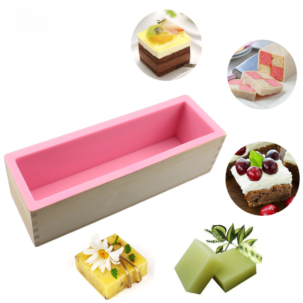 Handmade Soap Mold Bread Toast Silicone Soap Cake Mold Food Grade Material No Smell Soap Mold