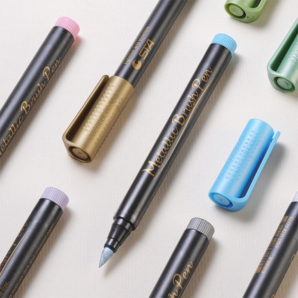 Starsta 8151 pluma de pintura de color de metal 10 colores DIY graffiti pluma álbum de fotos pluma de color de dibujo