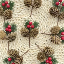 圣诞装饰品;圣诞花环;仿真绿植