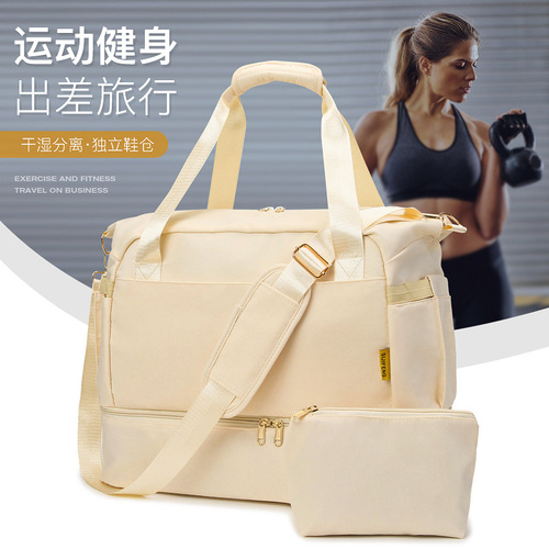 跨境新款行李袋防水透气耐用干湿分离多功能运动大容量健身旅行包