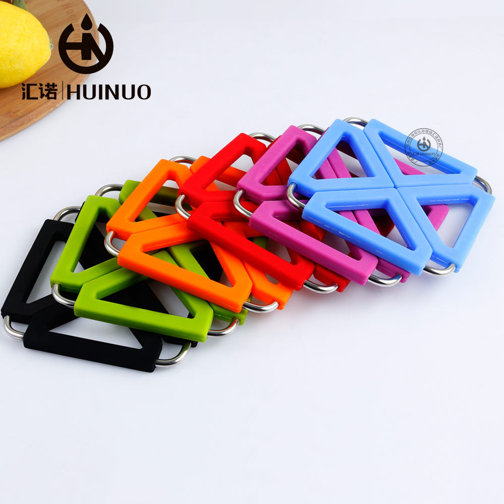 Stainless steel silicone meal cushion pot pads insulation pad tea…