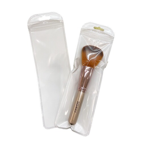Manufacturer's cosmetic brush packaging bag watch stationery rainbow film self-sealing bag small long shape hardware accessories shrink film bag