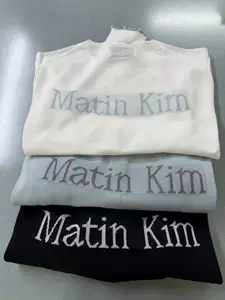 Matin Kim เสื้อคาร์ดิแกนแขนยาว ผ้าถักบางเบา กันแดด ระบายอากาศได้ดี สไตล์ลำลอง