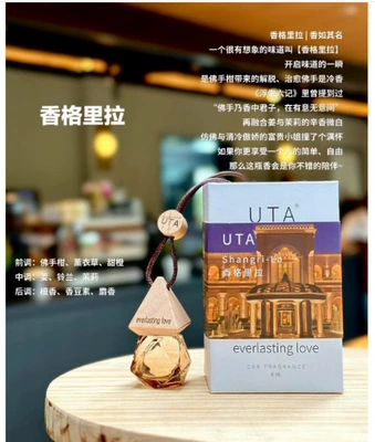 Car Pendant West Lake: Car Perfume Aromatherapy - shangri-la-8ml
