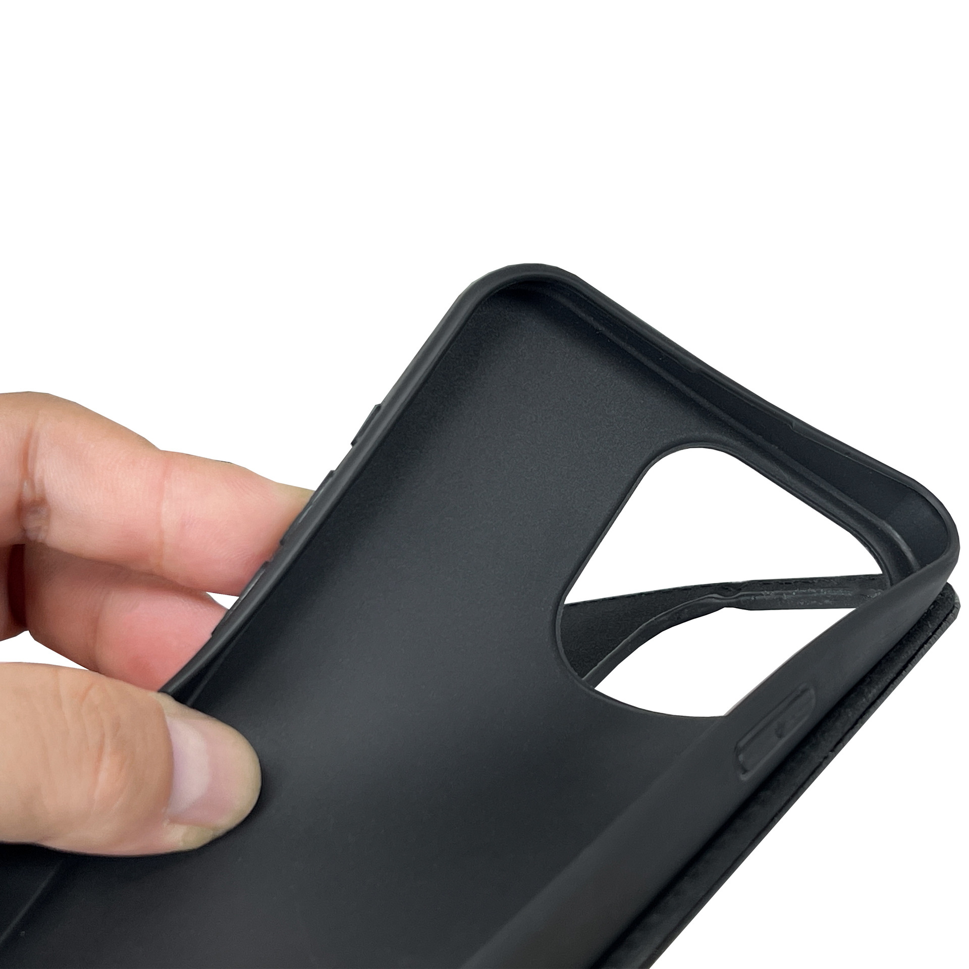 Suministro directo de fábrica transferencia térmica impresión sublimación en blanco teléfono móvil caso de cuero teléfono móvil caso modelo completo