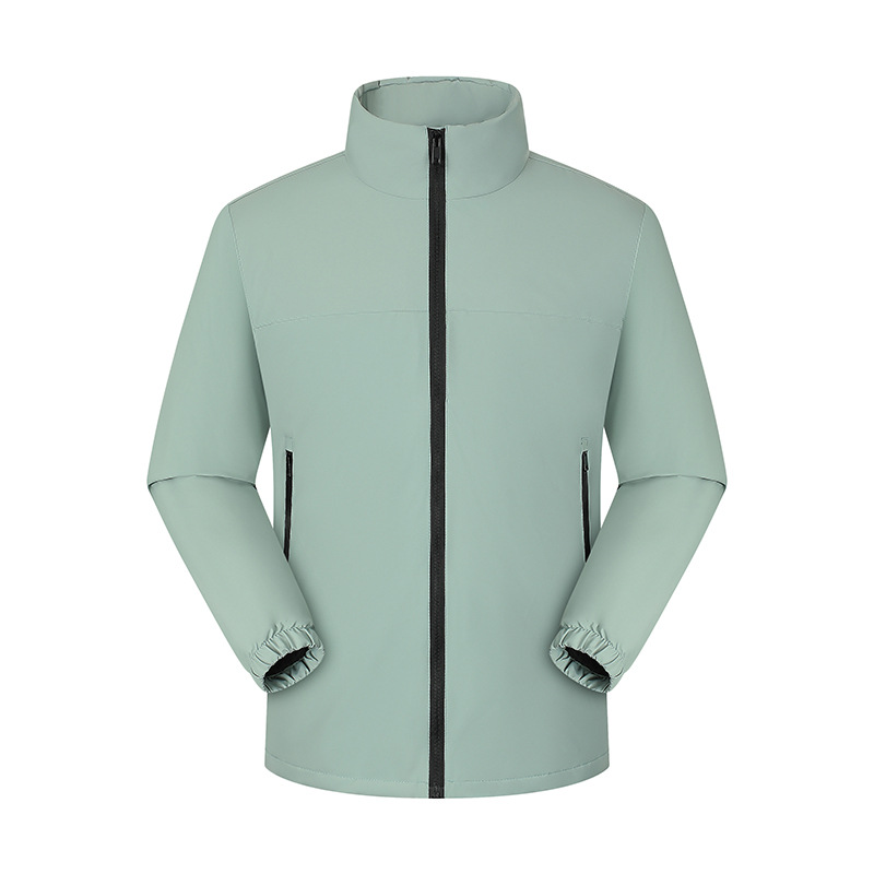 Área de asalto ligera de cuello vertical personalizada LOGO ropa de invierno ropa de trabajo ropa de impresión de publicidad al aire libre