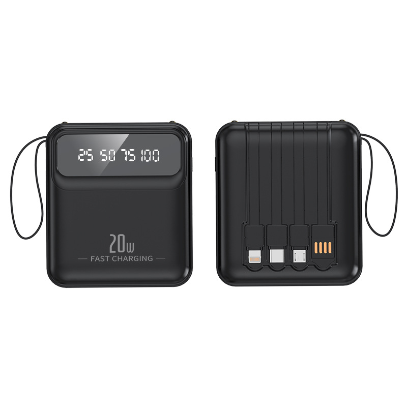 Tragbares Ladegerät 20000 mAh mit 3C-Zertifikat, große Kapazität, Reiseladegerät für Geschenke, individuelle Logo-Anpassung möglich