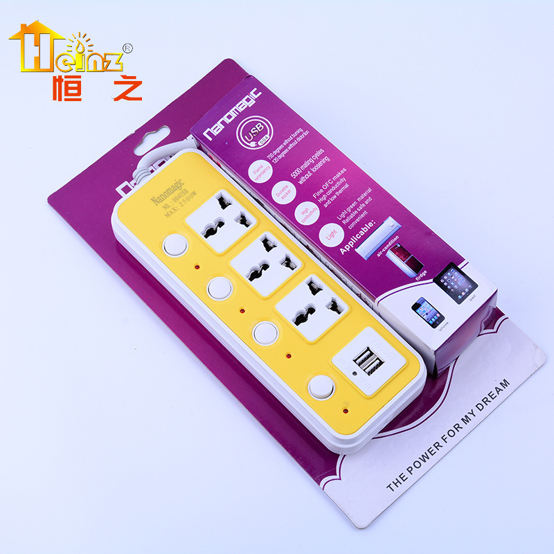 Tarjeta multi-interruptor control de interruptor independiente 00345 carga dos conectores USB fabricantes de zócalo multi-puerto