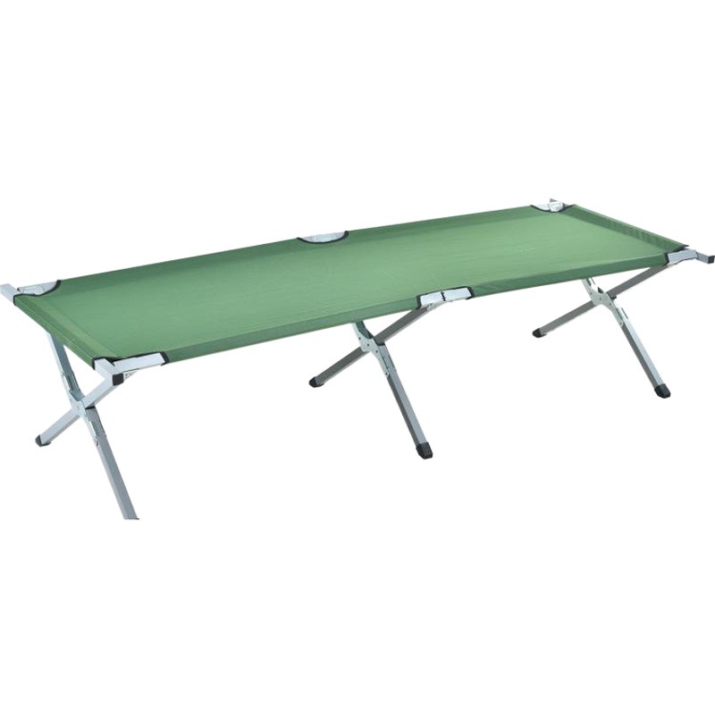 Wholesale outdoor folding bed portable aluminum camp bed emergency relief camp bed ultra light camping lunch break bed