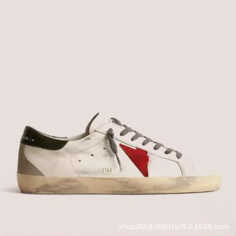 GG casual hacer viejas estrellas pequeñas zapatos sucios para mujeres nuevos zapatos de tablero rojo red de altura interior zapatos sucios zapatos de piel de vaca pequeños zapatos blancos