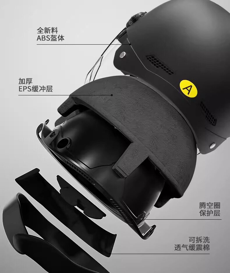 New National Standard 3C Electric Motorcycle Safety Helmet Men's Summer Sun Protection Half Helmet Breathable Safety Helmet Women's 2026 Sunshade