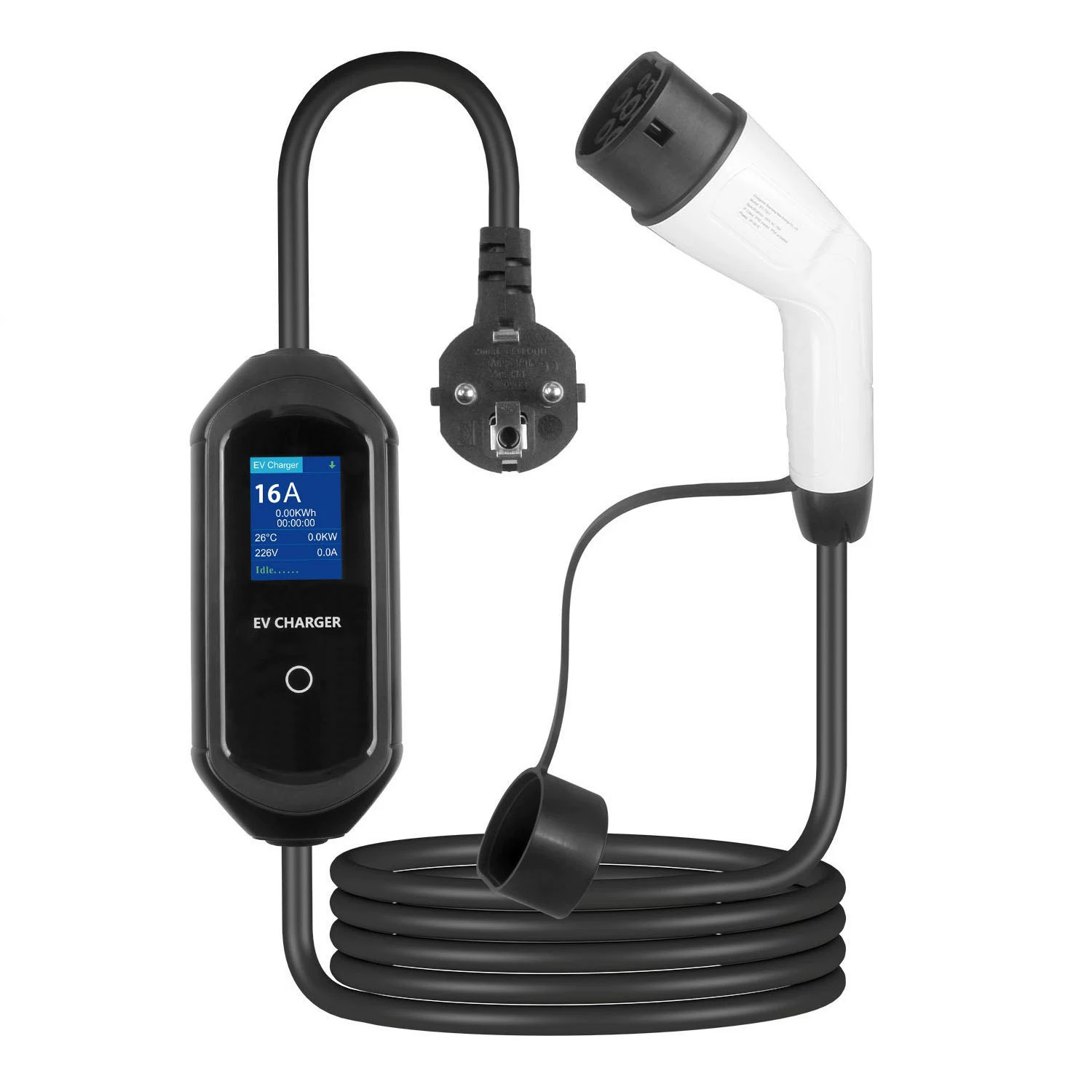 ST-E207 Источник Фабрика Новая энергия Европейский стандарт Портативный зарядный пистолет переменного тока Большой экран Многомощный опционально