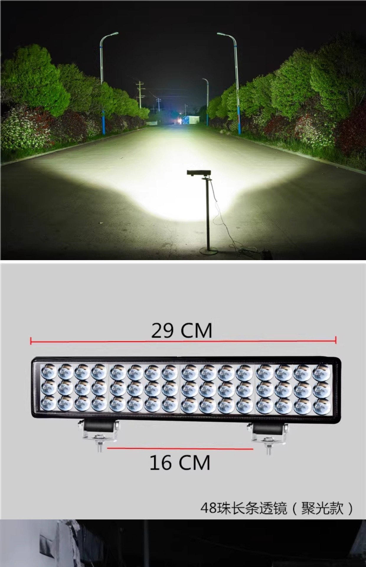 LED Headlight Super Bright Tricycle Light Modified