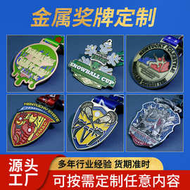 锌合金奖牌定制体育运动会立体金属纪念奖牌挂牌制作烤漆奖牌定做
