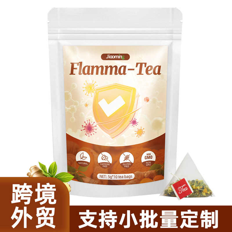 Customized Cross-Border Turmeric Root Ginger Root Tea Bag Tea Flamma-Tea