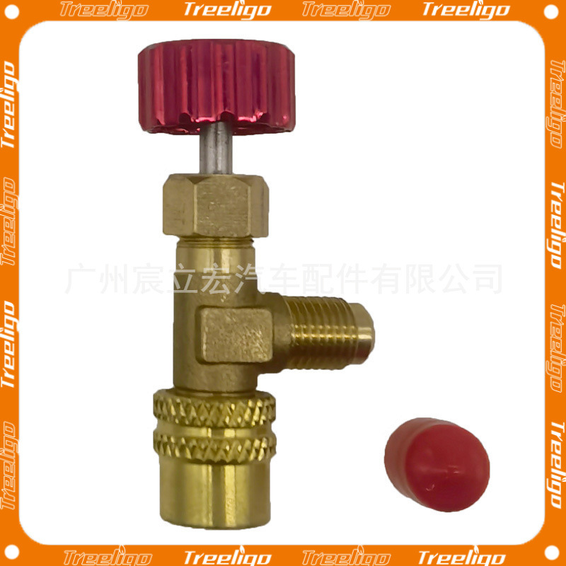 Válvula de mano congelada refrigerante tipo de nieve válvula de apertura de freón R22/R410 aire acondicionado doméstico