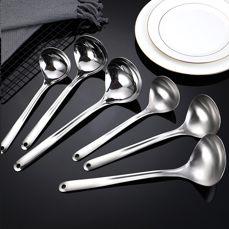 诚惠捷304不锈钢汤勺厂家直供创意心形盛汤勺火锅勺子大小号粥勺