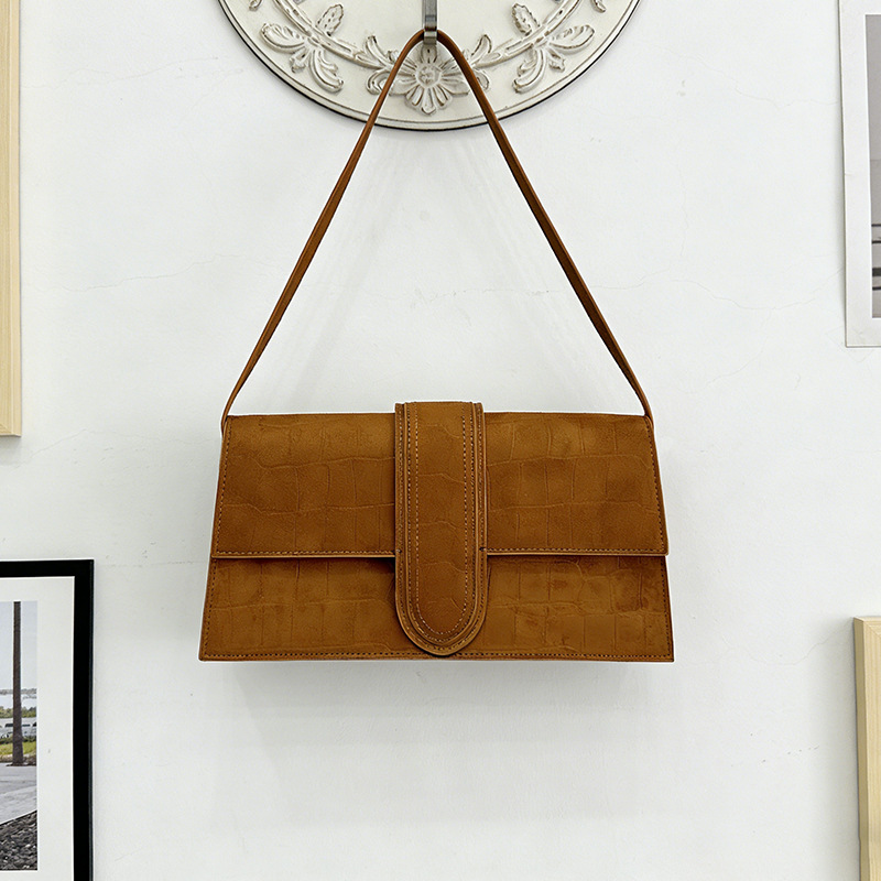 French Small Square Handbag, Underarm Bag, Flip-Top Versatile Shoulder Bag, Matte Retro Crossbody Bag, Jacquemus French Small Square Handbag, Underarm Bag, Flip-Top Versatile Shoulder Bag, Matte Retro Crossbody Bag, Jacquemus