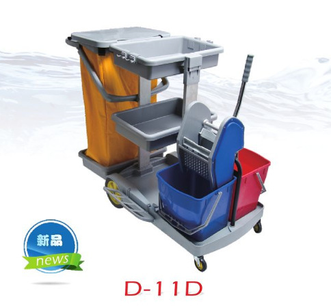 批发超宝D-11B多功能清洁手推车D-11D保洁车保洁工具车
