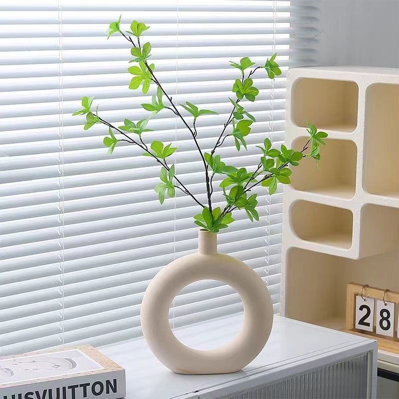 軽豪華シミュレーション緑植馬酔木吊鐘客間生け花客間テレビ盤装飾品シミュレーション花花瓶装飾品|undefined