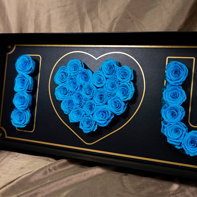 Caja de regalo de rosa amor eterno 520 Día de San Valentín para la novia regalos creativos de fábrica al por mayor adornos flores