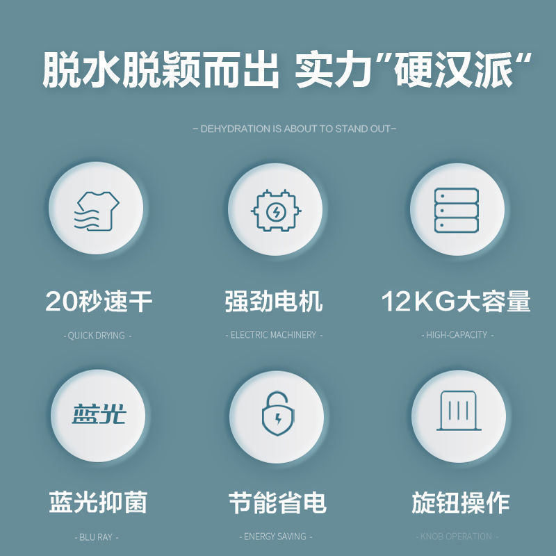 志高脱水机家用甩干桶小型单甩干脱水桶租房宿舍甩干机脱水大容量|undefined