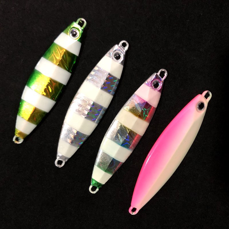 Export Trade Model Shore Casting Slow Rattle Blade Bait Fishing Hook Fishing Gear Lure Iron Plate Metal Bait Lead Fish Bait 